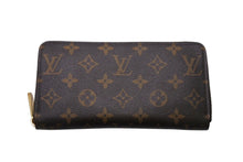 Load image into Gallery viewer, LOUIS VUITTON ルイヴィトン モノグラム ジッピーウォレット M60017 長財布 財布 ブラウン系 ゴールド金具 美品 中古 4c071035