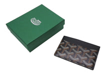 Load image into Gallery viewer, 新品未使用 GOYARD ゴヤール サンシュルピス カードケース STSULPPMLTY01CL01X ブラック PVC レザー 中古 4c071045