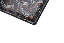 Load image into Gallery viewer, 新品未使用 GOYARD ゴヤール サンシュルピス カードケース STSULPPMLTY01CL01X ブラック PVC レザー 中古 4c071045