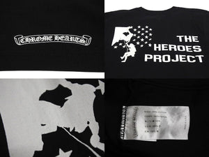 Chrome hearts クロムハーツ THE HEROS PROJECT T SHIRT ヒーロープロジェクト T シャツ サイズ S ブラック 美品 中古 4c071047