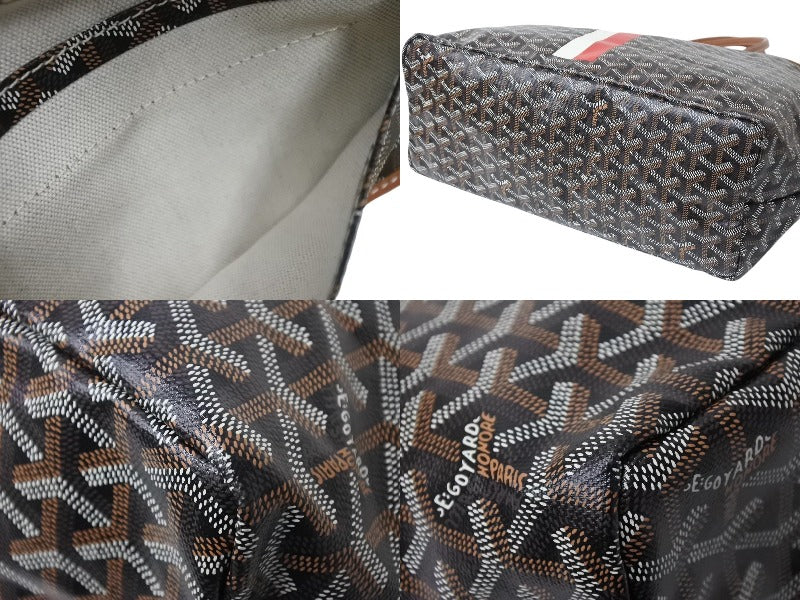 極美品 GOYARD ゴヤール サンルイPM トートバッグ ブラウン
