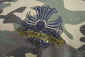 CHROME HEARTS クロムハーツ camouflage T shirt カモフラージュ 半袖 Tシャツ サイズ M 美品 中古 4c071059