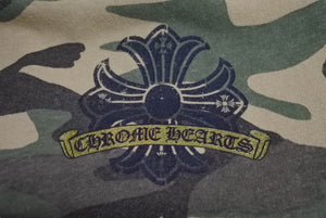 CHROME HEARTS クロムハーツ camouflage T shirt カモフラージュ 半袖 Tシャツ サイズ M 美品 中古 4c071059
