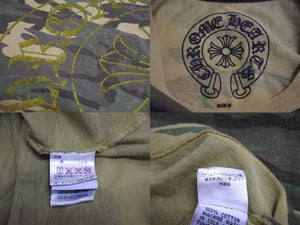 CHROME HEARTS クロムハーツ camouflage T shirt カモフラージュ 半袖 Tシャツ サイズ M 美品 中古 4c071059