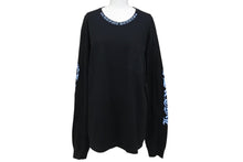 Load image into Gallery viewer, CHROME HEARTS クロムハーツ 長袖Ｔシャツ サイズS ネックロゴ ロゴプリント スクロールラベルロゴ ブラック コットン 美品 中古 4c071060