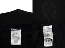 Load image into Gallery viewer, CHROME HEARTS クロムハーツ 長袖Tシャツ CHクロス トップス コットン ブラック サイズS 美品 中古 4c071065