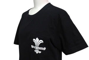 CHROME HEARTS クロムハーツ 半袖Tシャツ BSフレア カットソー トップス コットン ブラック サイズS 美品 中古 4c071071