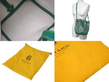 Load image into Gallery viewer, 新品同様 GOYARD ゴヤール プティフロ バケット バッグ グリーン ショルダーバッグ PVC レザー PEFLOTPMLTY09CL09P 中古 4c071084
