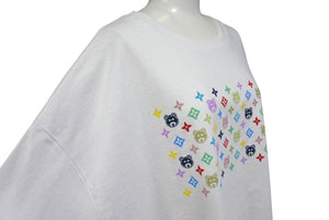 極美品 KANYE WEST カニエウェスト 半袖Tシャツ サイズXXL カニエベア モノグラムマルチカラー ホワイト オフィシャル 2005年 中古 4c071091 極美品 KANYE WEST カニエウェスト 半袖Tシャツ サイズXXL