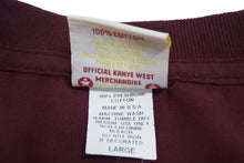画像をギャラリービューアに読み込む, 極美品 KANYE WEST カニエウェスト School Spirit Tour 2004 半袖Tシャツ ヴィンテージ コットン ボルドー サイズL 中古 4c071094
