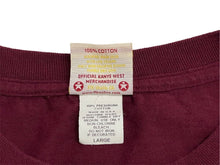 Load image into Gallery viewer, 極美品 KANYE WEST カニエウェスト School Spirit Tour 2004 半袖Tシャツ ヴィンテージ コットン ボルドー サイズL 中古 4c071096