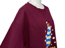 Load image into Gallery viewer, 極美品 KANYE WEST カニエウェスト School Spirit Tour 2004 半袖Tシャツ ヴィンテージ コットン ボルドー サイズL 中古 4c071096