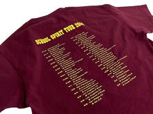 Load image into Gallery viewer, 極美品 KANYE WEST カニエウェスト School Spirit Tour 2004 半袖Tシャツ ヴィンテージ コットン ボルドー サイズL 中古 4c071096