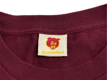 Load image into Gallery viewer, 極美品 KANYE WEST カニエウェスト School Spirit Tour 2004 半袖Tシャツ ヴィンテージ コットン ボルドー サイズL 中古 4c071096