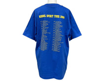 Load image into Gallery viewer, 極美品 KANYE WEST カニエウェスト School Spirit Tour 2004 半袖Tシャツ ヴィンテージ コットン ブルー サイズM 中古 4c071102
