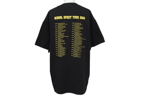 極美品 KANYE WEST カニエウェスト School Spirit Tour 2004 半袖Tシャツ ヴィンテージ コットン ブラック サイズL 中古 4c071106