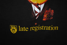 Load image into Gallery viewer, 極美品 KANYE WEST カニエウェスト late registration2005 半袖Tシャツ ヴィンテージ コットン ブラック サイズXXL 中古 4c071116