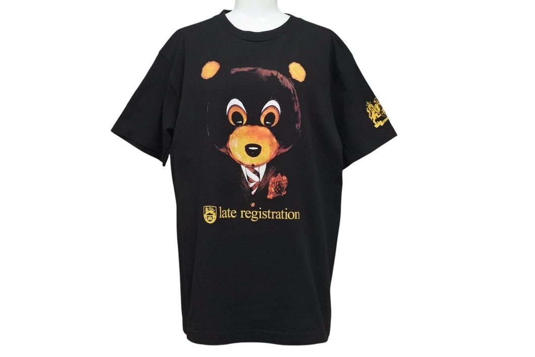 極美品 KANYE WEST カニエウェスト late registration2005 半袖Tシャツ ヴィンテージ コットン ブラック サイズM 中古 4c071117