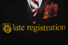 Load image into Gallery viewer, 極美品 KANYE WEST カニエウェスト late registration2005 半袖Tシャツ ヴィンテージ コットン ブラック サイズM 中古 4c071117