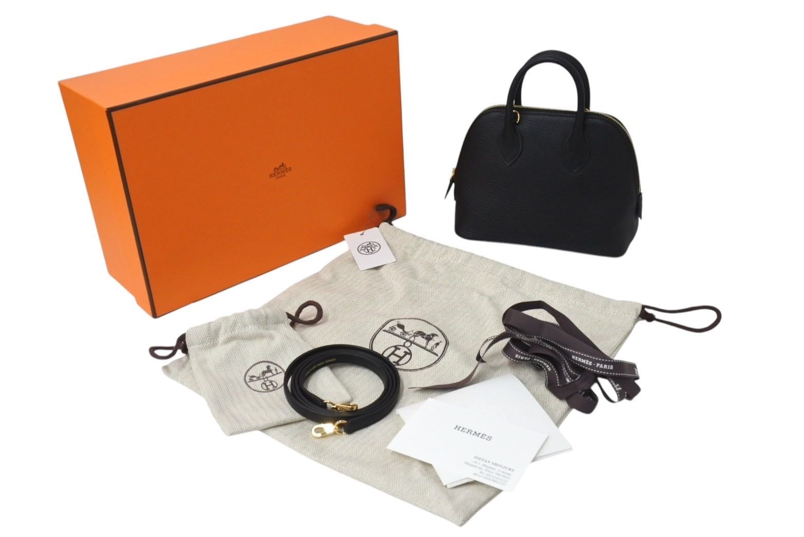 新品未使用 HERMES エルメス ミニボリード1923 2WAY
