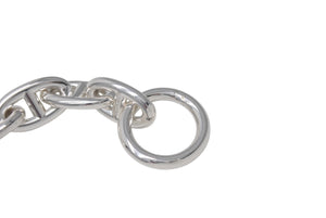 新品未使用 HERMES エルメス シェーヌダンクルGM ブレスレット 14コマ 24AG090779 777g シルバー925 美品 中古 4c071153