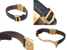 Load image into Gallery viewer, Cartier カルティエ Must Tank SM Black 4Points Roman マストタンクSM 腕時計 5057001 スイス ブラック ゴールド 美品 中古 4c071170