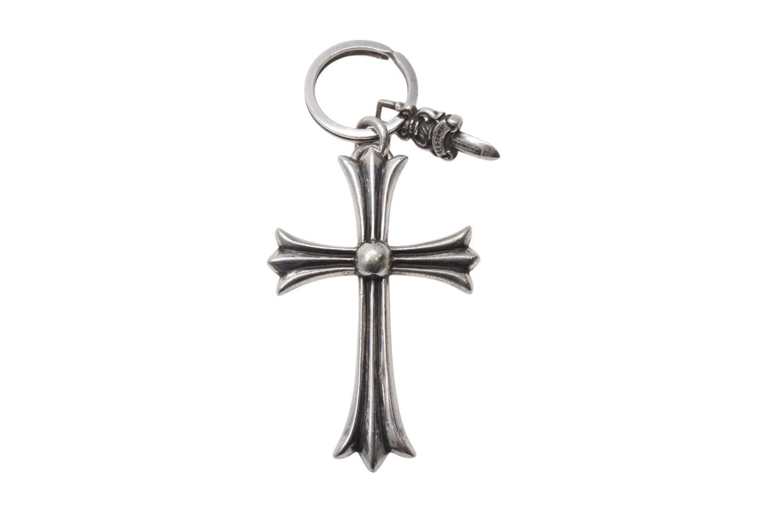 クロムハーツ　キーホルダー CHROME HEARTS (クロムハーツ) BOX B RING&No5 DGGR/ボックスB