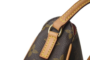 極美品 LOUIS VUITTON ルイヴィトン レシタル ハンドバッグ M51900 モノグラムキャンバス ブラウン 中古 4c071177