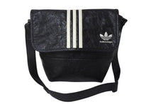 Load image into Gallery viewer, BALENCIAGA バレンシアガ Adidas アディダス ショルダーバッグ 729153 1091P 535269 レザー ブラック ホワイト 美品 中古 4c071187
