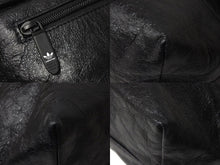 Load image into Gallery viewer, BALENCIAGA バレンシアガ Adidas アディダス ショルダーバッグ 729153 1091P 535269 レザー ブラック ホワイト 美品 中古 4c071187