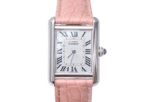 Load image into Gallery viewer, CARTIER カルティエ 時計 マスト タンク SM W1016530 SV925 シルバー クォーツ レディース 美品 中古 4c071200