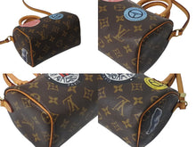 Load image into Gallery viewer, LOUIS VUITTON ルイヴィトン ナノスピーディ ハンドバッグ M62208 リミテッドエディションワールドツアー 2WAY 美品 中古 4c071208
