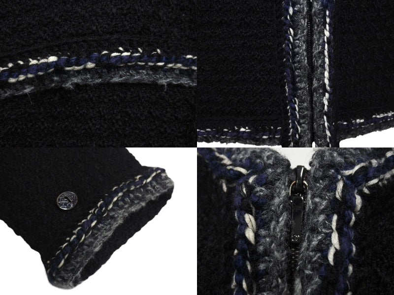 極美品 CHANEL シャネル メンズ 17SS ツイード ウール