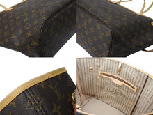 Load image into Gallery viewer, LOUIS VUITTON ルイヴィトン ネヴァーフルMM トートバッグ M40156 モノグラム ブラウン ゴールド金具 美品 中古 4c071219