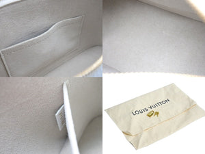 極美品 LOUIS VUITTON ルイヴィトン アルマBB ハンドバッグ AR4188 2WAY ラブロック エピレザー ホワイト 中古 4c071221