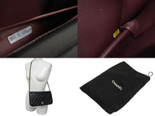 Load image into Gallery viewer, CHANEL シャネル チェーンショルダーバッグ 8番台 ココマーク キルティング ブラック ゴールド金具 美品 中古 4c071222