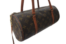 Load image into Gallery viewer, LOUIS VUITTON ルイヴィトン パピヨン30 GM ハンドバック 筒型 モノグラム M51365 ゴールド金具 ブラウン 美品 中古 4c071229