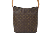 Load image into Gallery viewer, 極美品 LOUIS VUITTON ルイヴィトン ルーピングGM ハンドバッグ モノグラム M51145 ブラウン ゴールド金具 中古 4c071235
