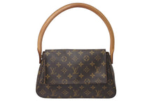 Load image into Gallery viewer, 極美品 LOUIS VUITTON ルイヴィトン モノグラム ミニルーピング ショルダーバッグ M51147 PVC レザー ブラウン 中古 4c071237