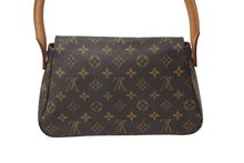Load image into Gallery viewer, 極美品 LOUIS VUITTON ルイヴィトン モノグラム ミニルーピング ショルダーバッグ M51147 PVC レザー ブラウン 中古 4c071237