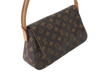 Load image into Gallery viewer, 極美品 LOUIS VUITTON ルイヴィトン モノグラム ミニルーピング ショルダーバッグ M51147 PVC レザー ブラウン 中古 4c071237