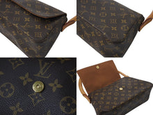 Load image into Gallery viewer, 極美品 LOUIS VUITTON ルイヴィトン モノグラム ミニルーピング ショルダーバッグ M51147 PVC レザー ブラウン 中古 4c071237