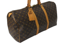 Load image into Gallery viewer, LOUIS VUITTON ルイヴィトン キーポル50 ボストンバッグ M41426 モノグラムキャンバス ブラウン ゴールド金具 美品 中古 4c071238