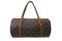 Load image into Gallery viewer, LOUIS VUITTON ルイヴィトン パピヨン26 ハンドバッグ M51386 モノグラム ブラウン ゴールド金具 美品 中古 4c071242