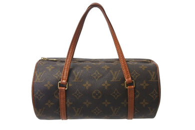 LOUIS VUITTON ルイヴィトン パピヨン26 ハンドバッグ M51386 モノグラム ブラウン ゴールド金具 美品 中古 4c071242