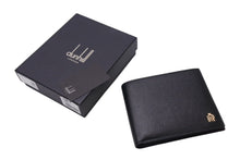 Load image into Gallery viewer, 極美品 dunhill ダンヒル 二つ折り財布 レザーウォレット L2S832A ロゴ ブラック バーガンディ 中古 4c071248