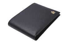 Load image into Gallery viewer, 極美品 dunhill ダンヒル 二つ折り財布 レザーウォレット L2S832A ロゴ ブラック バーガンディ 中古 4c071248