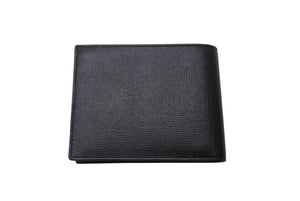 極美品 dunhill ダンヒル 二つ折り財布 レザーウォレット L2S832A ロゴ ブラック バーガンディ 中古 4c071248