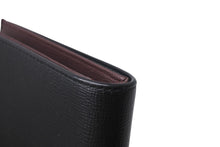 Load image into Gallery viewer, 極美品 dunhill ダンヒル 二つ折り財布 レザーウォレット L2S832A ロゴ ブラック バーガンディ 中古 4c071248
