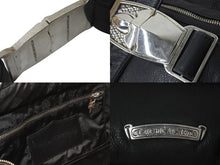 画像をギャラリービューアに読み込む, CHROME HEARTS クロムハーツ BSフレア 3WAY リュックサック ショルダーバッグ ダガージップ ブラック シルバー925 レザー 美品 中古 4c071259 